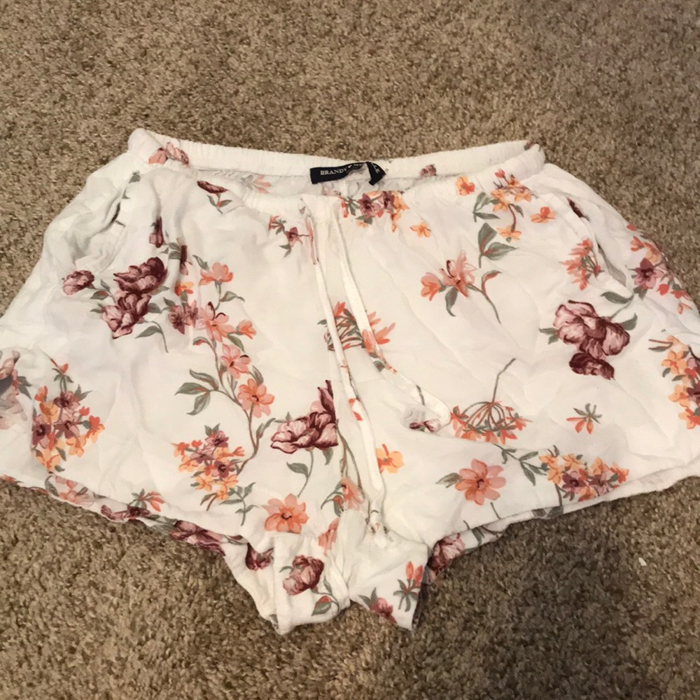 floral brandy melville shorts